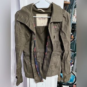 Army green cargo jacket